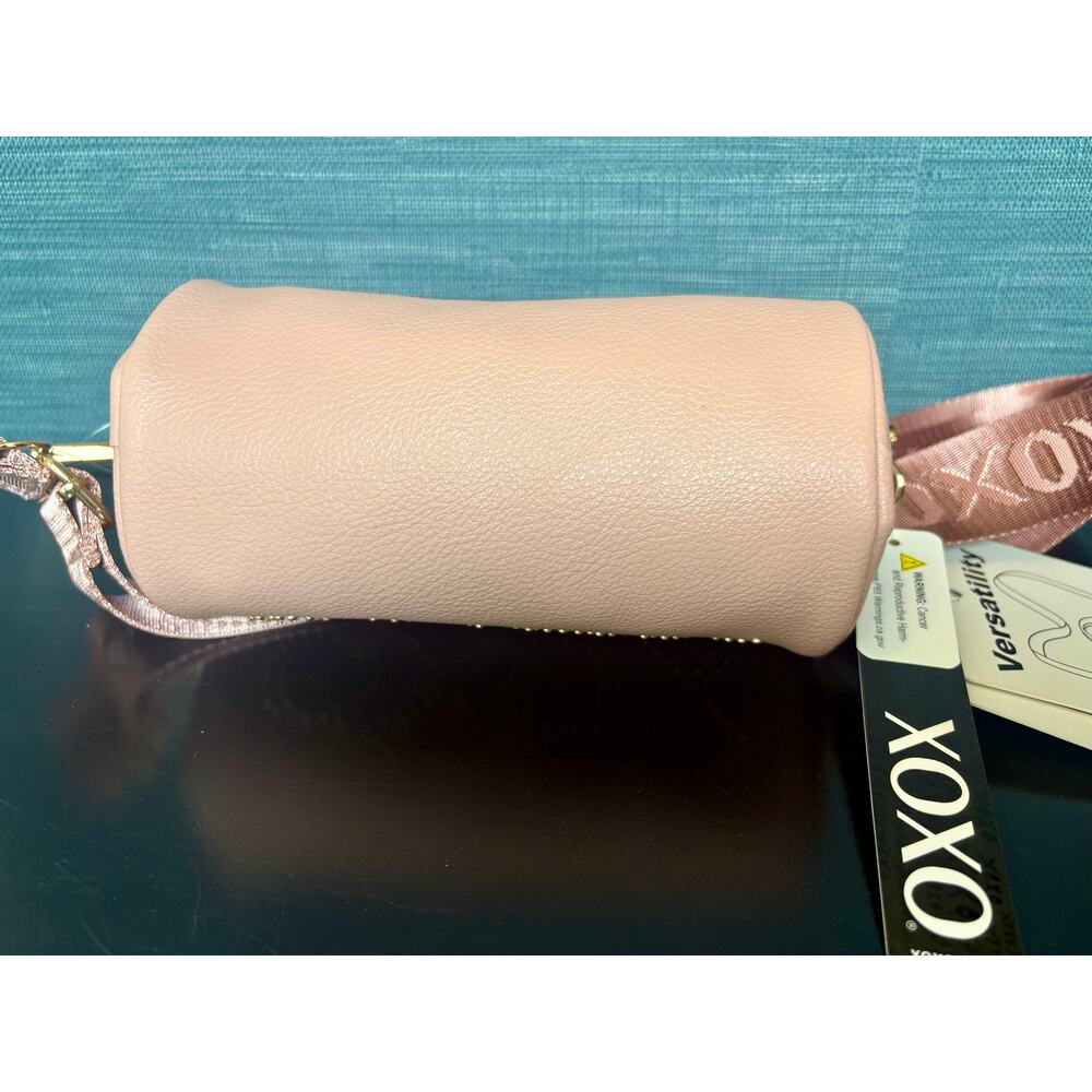 NWT - XOXO Mini Pink Barrel Bag - Vegan Leather - Picture 7 of 8